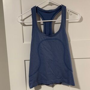 Like new lululemon swiftly tank blue
